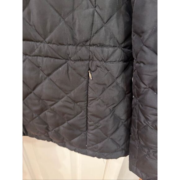 Nine West Black Quilted Down Jacket sz XXL EUC - Picture 2 of 7